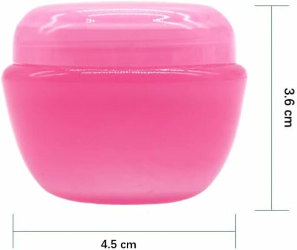 Travel Containers, Travel Accessories Bottles Containers for Cosmetic, Makeup, Body & Hand Cream, Lotion, Toiletries, 6 packs (Purple) - Image 2